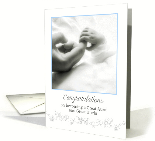 Congratulations on becoming a Great Aunt and Great Uncle,... (1349160)