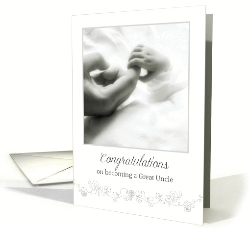 Congratulations on becoming a Great Uncle card (1349164)