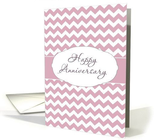 Happy Anniversary, Business Anniversary Card, Chevron card (1350452)
