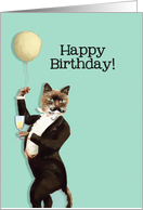 You’re the Cat’s Whiskers, Happy Birthday card