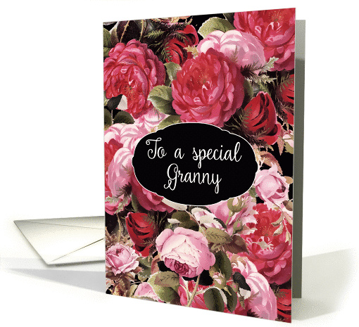 Happy Birthday to a special Granny Vintage Roses card (1384548)