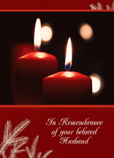 First Christmas after bereavement, Loss of Husband, Candles