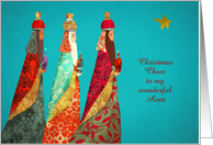 Customize for any Relation, Christmas, Wise Men, Gold Effect card