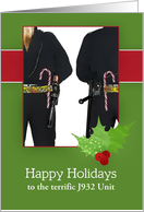 Customizable Christmas Card, Happy Holidays, Police Officer card