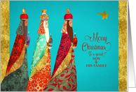 Merry Christmas to a special Son and his Family, Three Wise Men card