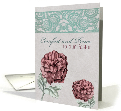 Peace and Comfort to our Pastor, Christian Sympathy,... (1407770)