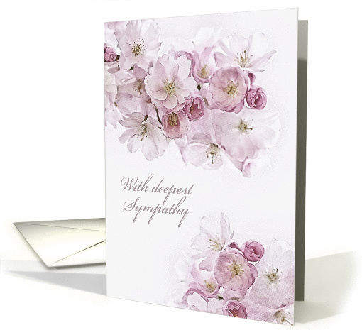 With deepest Sympathy, You do not walk alone, Christian card (1426266)