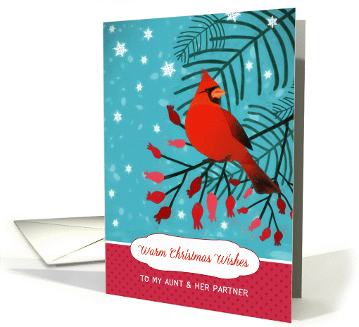 To my Aunt and her Partner, Warm Christmas Wishes,... (1450486)