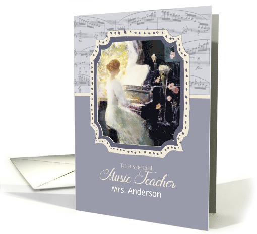Teacher Appreciation Day, Music Teacher card (1456724)