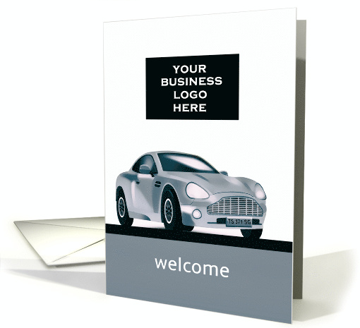 Logo Customizable, New Employee, Welcome aboard, Automotive card