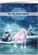 Customize, Happy Birthday, Unicorn card