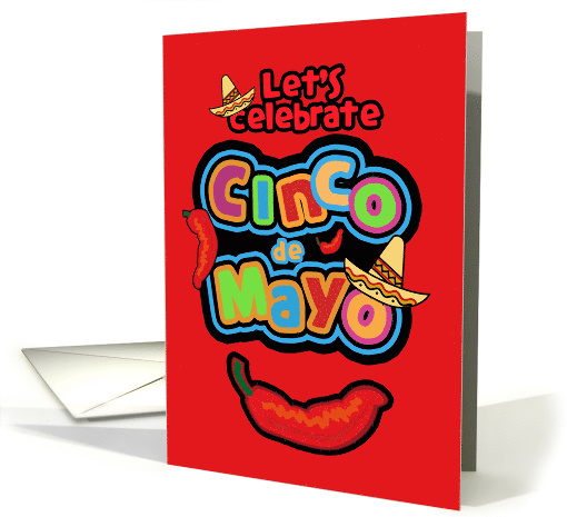 Let's Celebrate, Invitation, Cinco de Mayo, Chili Pepper,... (1467806)