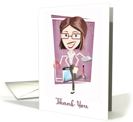 Thank You, Administrative Professionals Day, Multi-tasking card