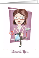 Thank You, Administrative Professionals Day, Multi-tasking card
