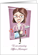 To an amazing Office Manager, Happy Administrative Professionals Day card