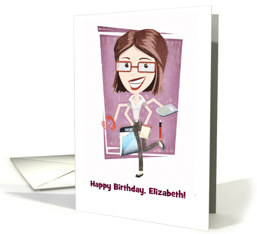 Customizable, Happy Birthday, Administrative Assistant card (1468038)