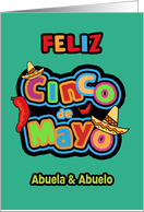 Feliz Cinco de Mayo, To my Grandparents, Happy Cinco de Mayo card