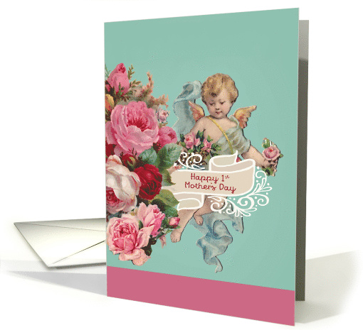 Happy First Mother's Day, Vintage Angel card (1468664)