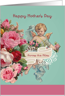 Across the Miles, Happy Mother’s Day, Vintage Angel card