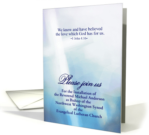 Customizable Bishop Installation Invitation, Religious, 1... (1476174)