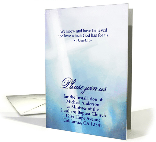 Customizable Minister Installation Invitation, Religious,... (1476802)