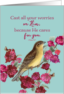 1 Peter 5:7,...