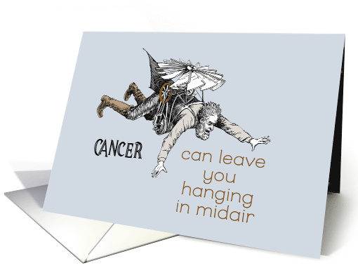 Get Well Soon, Cancer Patient, Steampunk Vintage Man card (1484252)