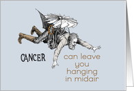 Get Well Soon, Cancer Patient, Steampunk Vintage Man card