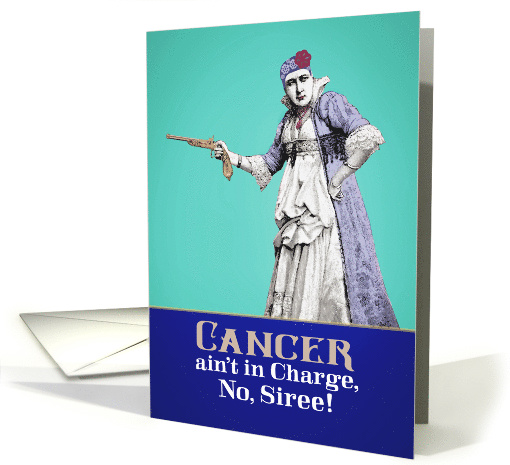 Cancer ain't in charge, Encouragement for Cancer Patient, Chemo card