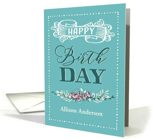 Customizable, Corporate, Happy Birthday, Retro Card,... (1486410)