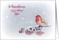 In Remembrance of your beloved Sister, Christmas, Religious card