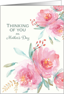 Thinking of You on Mother’s Day, Remembrance lost Child, Floral card