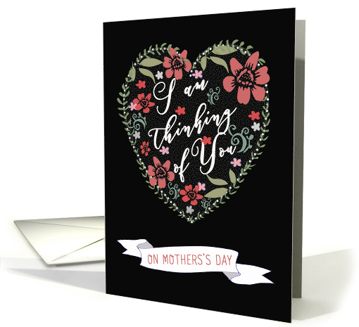 In Remembrance, Child, Mother's Day, Heart and Flowers card (1517550)
