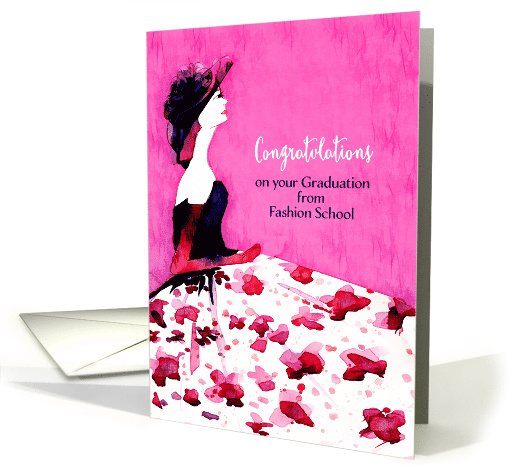 Congratulations on your Graduation from Fashion School, Model card