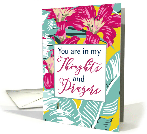 Christian Thinking of You, Floral Design, Scripture card (1526058)