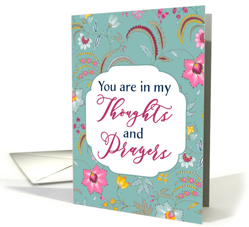 Do not fear, Christian Thinking of You, Floral,Scripture card