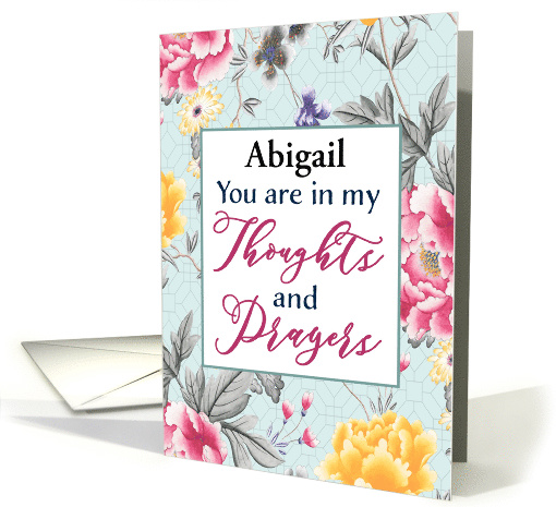 Customizable, Thinking of You, Encouragement Cancer, Christian card