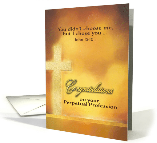 Congratulations, Nun, Perpetual Profession, Scripture,... (1530908)