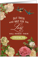 Knee Replacement, Christian Get Well Soon, Isaiah 40:31, card