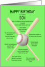 Son, awful baseball jokes birthday card
