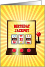21st birthday slot machine card