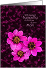 Sympathy on the loss of mom card