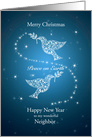 Neighbor, Doves of Peace Christmas card