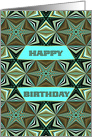 Happy Birthday, Stylish Modern card