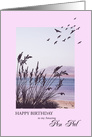 Pen Pal Birthday, Seaside Scene card