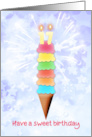 17th Birthday Giant Ice Cream card