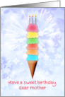 Mother Birthday Giant Ice Cream card