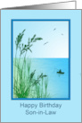 Son in Law Birthday Sea Fishing card