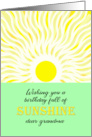 Grandma Birthday Bright Sunshine card