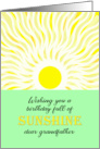 Grandfather Birthday Bright Sunshine card